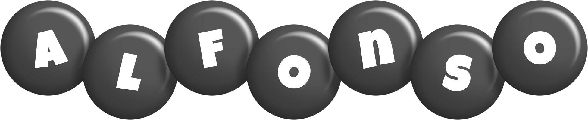 Alfonso candy-black logo