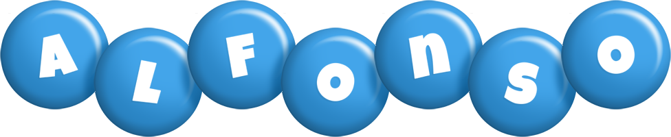 Alfonso candy-blue logo