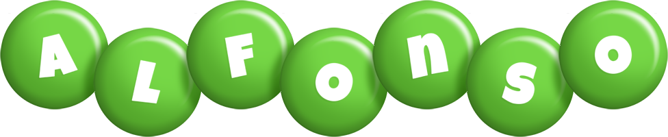 Alfonso candy-green logo