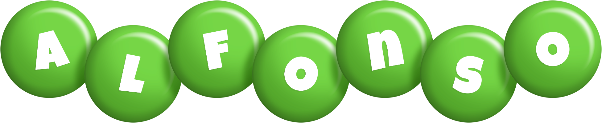 Alfonso candy-green logo