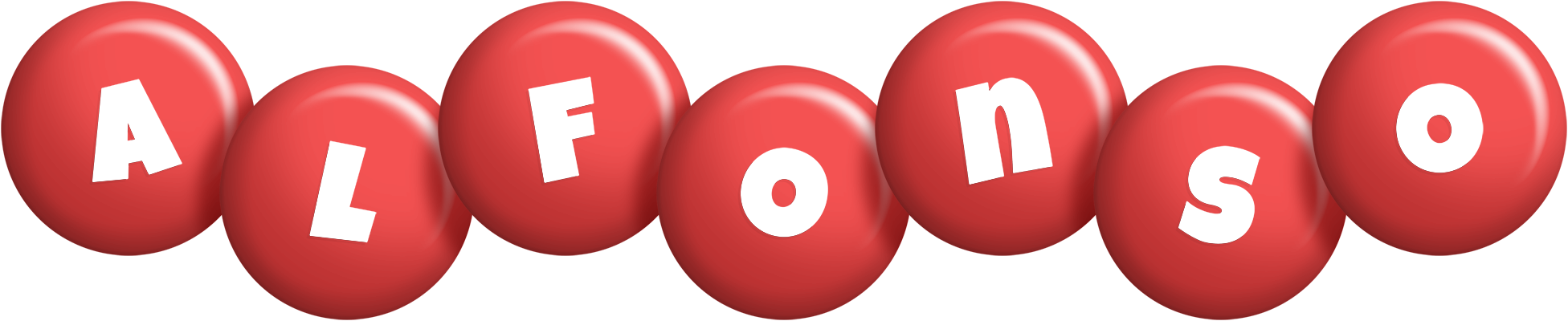 Alfonso candy-red logo