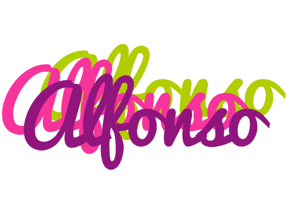 Alfonso flowers logo