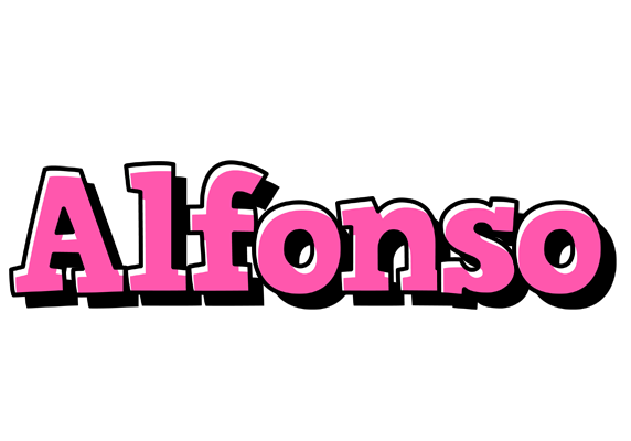 Alfonso girlish logo