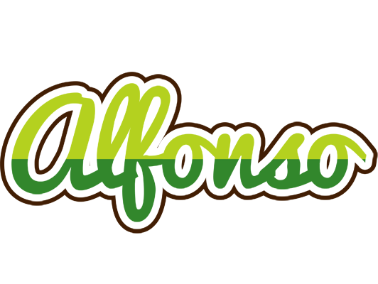 Alfonso golfing logo