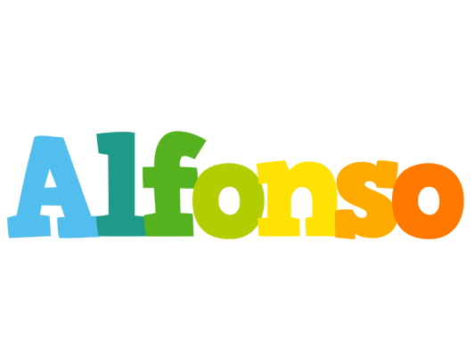 Alfonso rainbows logo