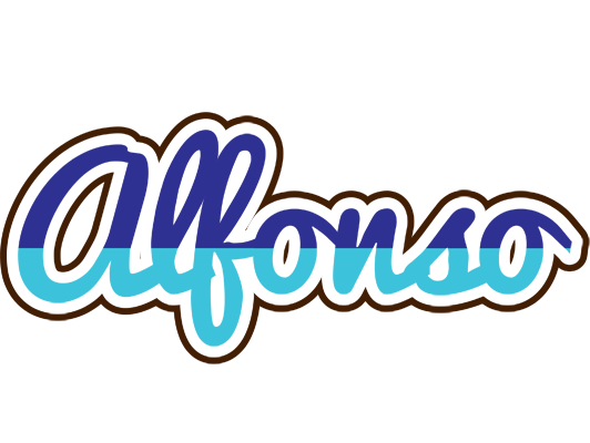 Alfonso raining logo