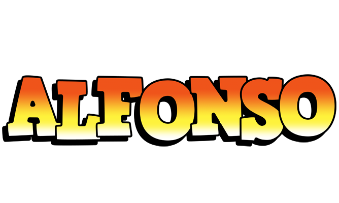 Alfonso sunset logo