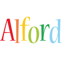 Alford birthday logo