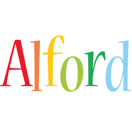 Alford birthday logo