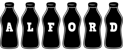 Alford bottle logo