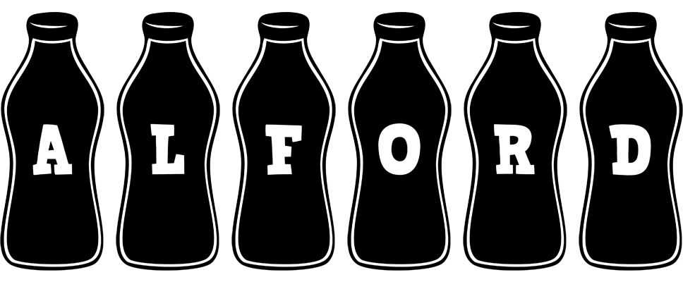 Alford bottle logo