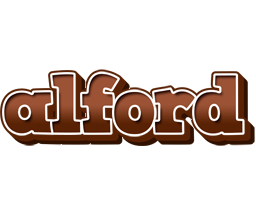 Alford brownie logo