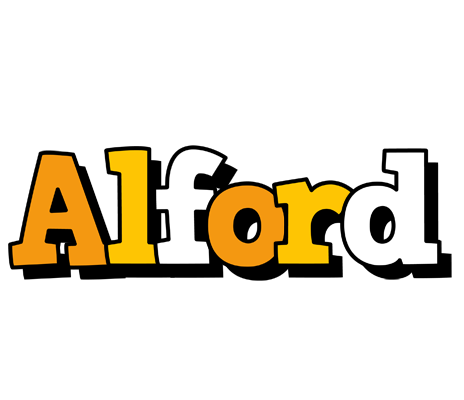 Alford cartoon logo