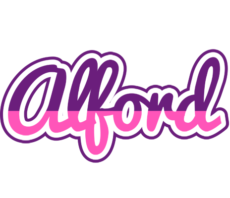 Alford cheerful logo