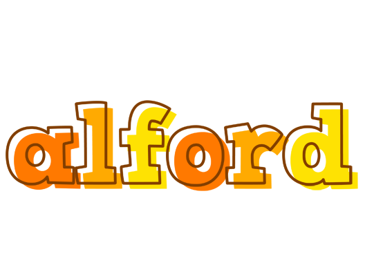 Alford desert logo
