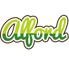 Alford golfing logo