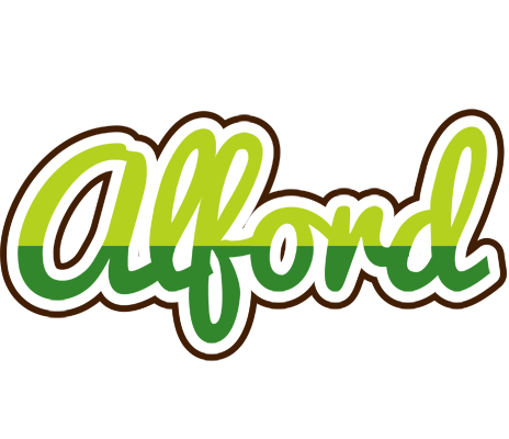 Alford golfing logo