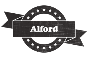 Alford grunge logo