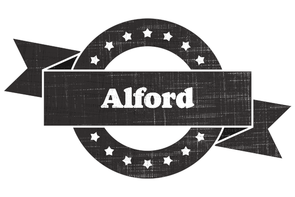 Alford grunge logo