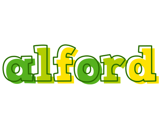 Alford juice logo