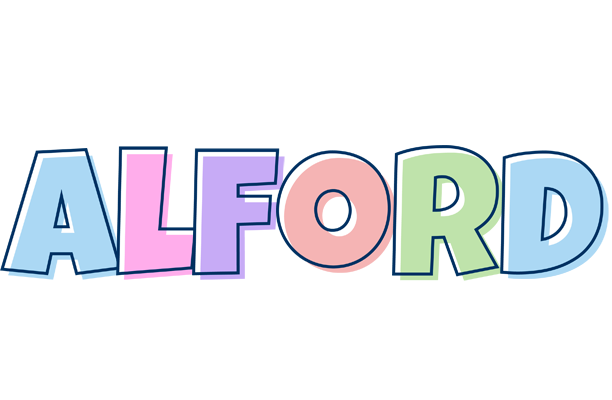 Alford pastel logo