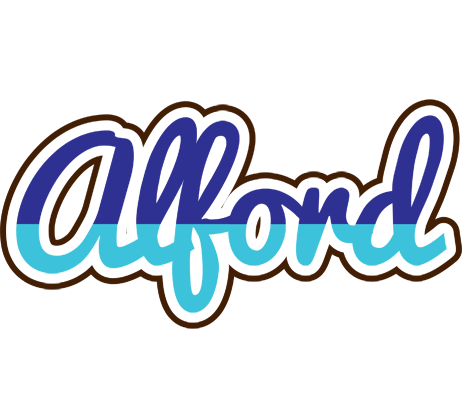 Alford raining logo