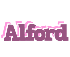 Alford relaxing logo