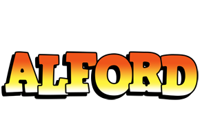 Alford sunset logo