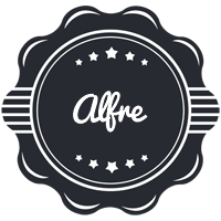 Alfre badge logo