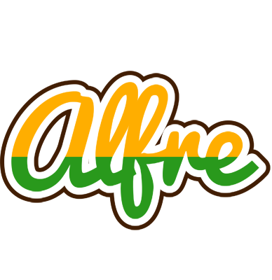 Alfre banana logo