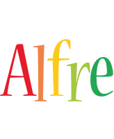 Alfre birthday logo