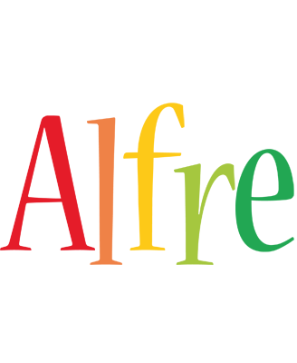 Alfre birthday logo