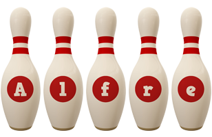 Alfre bowling-pin logo
