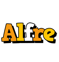 Alfre cartoon logo