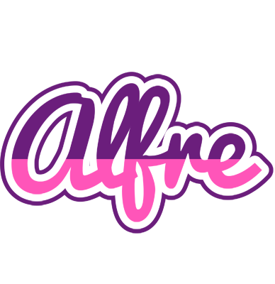 Alfre cheerful logo