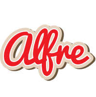 Alfre chocolate logo