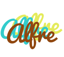 Alfre cupcake logo