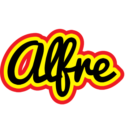 Alfre flaming logo