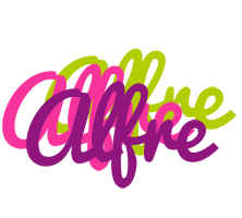 Alfre flowers logo