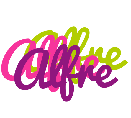 Alfre flowers logo