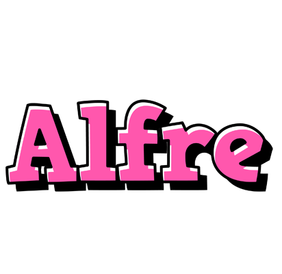 Alfre girlish logo