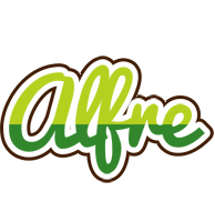 Alfre golfing logo