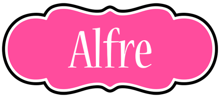 Alfre invitation logo