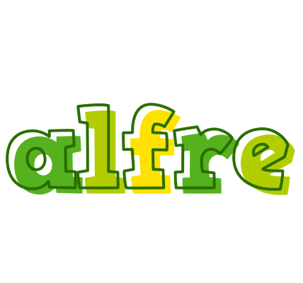 Alfre juice logo