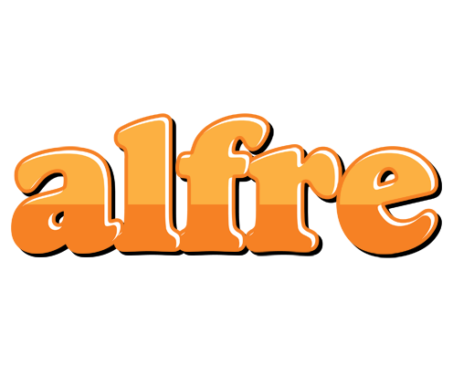 Alfre orange logo
