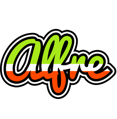 Alfre superfun logo
