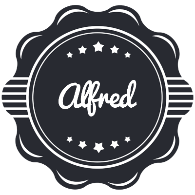 Alfred badge logo
