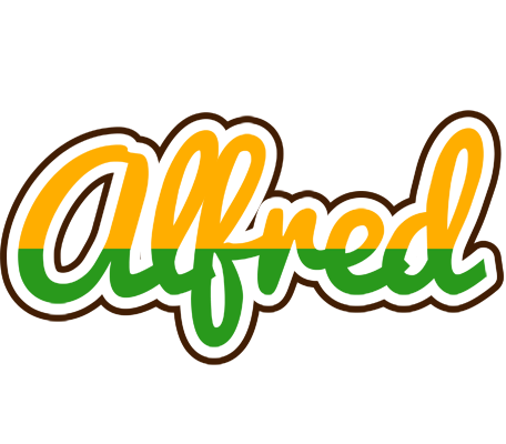 Alfred banana logo