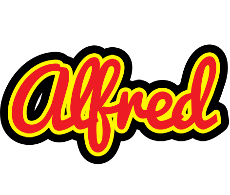 Alfred fireman logo