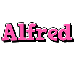 Alfred girlish logo
